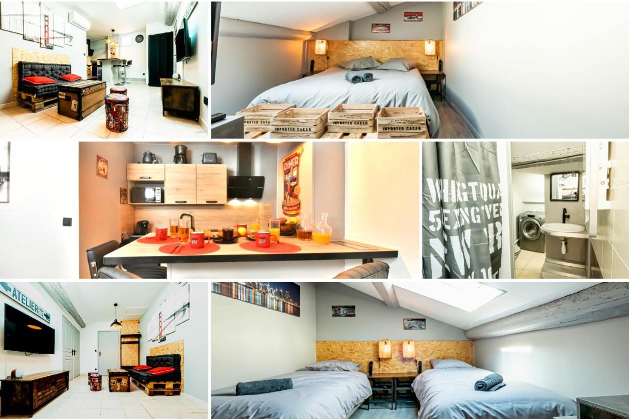 Ferienwohnung Centre Historique - Free Parking - Self Checkin - Wifi - Industriel - SleepntripBéziers Exterior foto